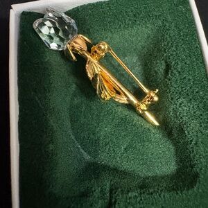 Swarovski Crystal Memories Gold and Silver Rose Accessory